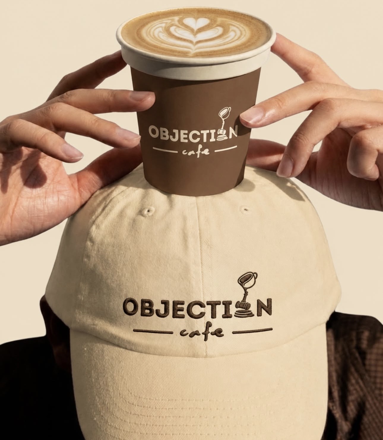Objection Cafe branded cap